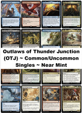 MTG ~ Outlaws of Thunder Junction (OTJ) ~ Common/Uncommon Singles ~ Near Mint