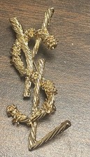 Vintage Gold  Tone Yves Saint
