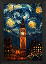 Big ben starry - big, night