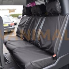 Vauxhall Vivaro C 2019+ Crew Cab Tailored Waterproof Rear Seat Covers