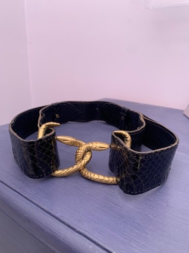 Snakeskin belt featuring - belt, 2