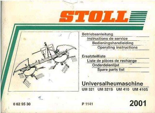 Stoll um321 um321s um410 - stoll, &