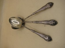 Antique Sterling Silver Set Of
