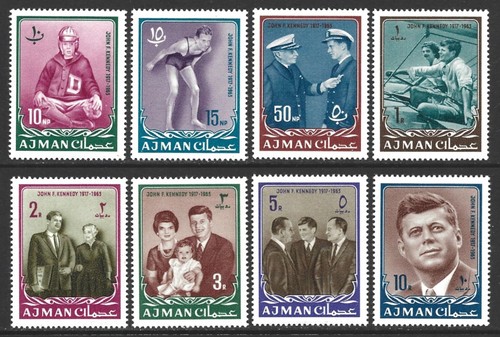 Uae ajman 1964 kennedy - ajman, key
