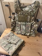 Airsoft Multicam Plate Carrier with Accessories