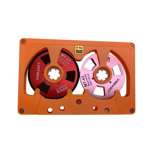 Blank metal cassette tape - blank,