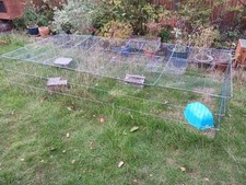 Extra Large Metal Mesh Outdoor Guinea Pig Rabbit Pets Cage Day Use