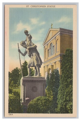 Christopher statue - st.,