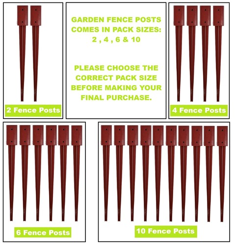 10x 75mm metal garden - x,