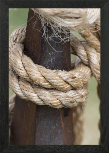 Knot the rope framed - knot, wall
