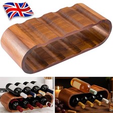8 Space wooden Wine Rack tree