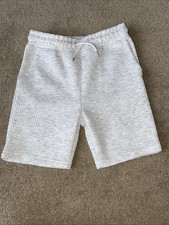 Boys Primark Grey Textured Shorts Age 6-7