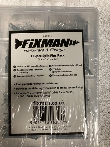 175 pack split pins - of, +