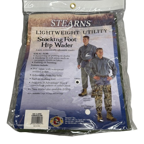 Stearns lightweight hip waders - lightweight,