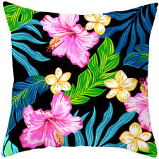 JUFO Tropical Leaves Floral Cushion Covers 45x45 cm Throw Pillow Cases Home