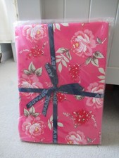 Aspace Floral Gardenia Pink Curtains or Fabric 136cm x 132cm  (54" x 52") - NEW