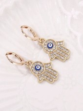 Evil Eye Hamsa Hand Dangle