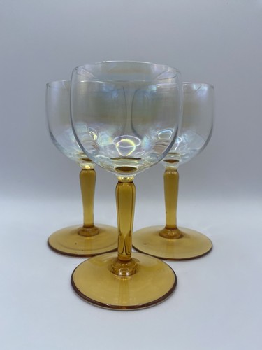 Vintage hand blown iridescent - vintage, hand-blown