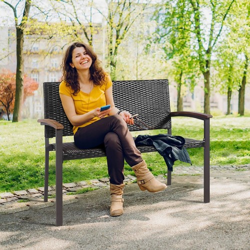 Outdoor double bench 800lb - outdoor,