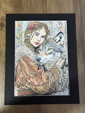 Mark Leary Wolf Art Coloured