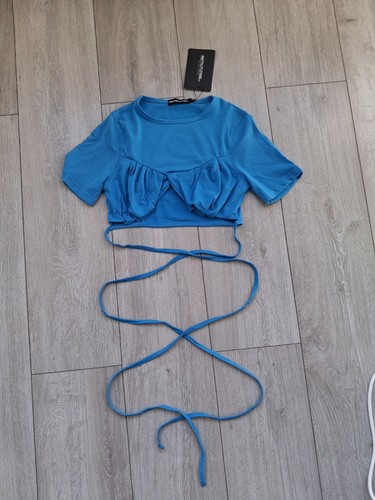 Womens plt bright blue ruched - plt,
