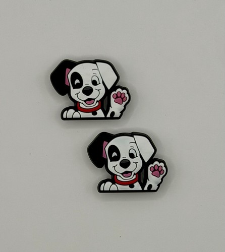 Dalmatian dog shoe charms - shoe,