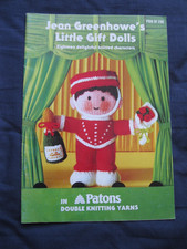 Jean Greenhowe's Little Gift Dolls, Knitting Pattern Book 18 Designs for DK yarn