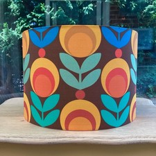 Retro Floral 70s Orange Yellow