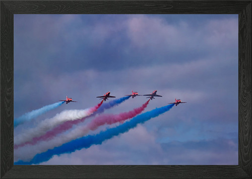 The red arrows framed wall - arrows,