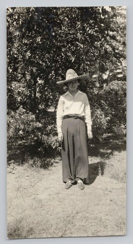 1950s snapshot woman lady - lady, in