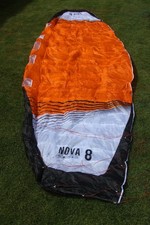 Peter Lynn Nova 2  -  8m Foil Kite - Orange - Excellent Condition 