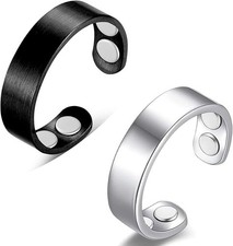 2PCS Copper Magnetic Rings for
