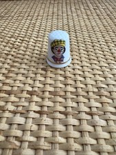 Vintage Thimble of Popov The Clown Porcelain Hand Painted