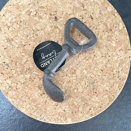 Cast iron golf bottle opener - cast,