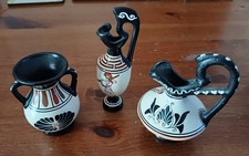 Set Of 3 Minature Decorative Vases