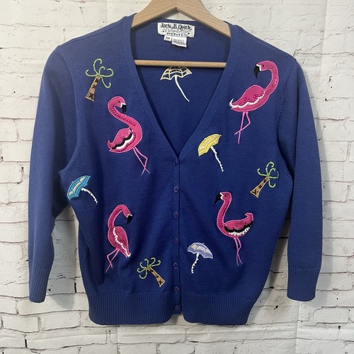Flamingo cardigan sweater - flamingo,
