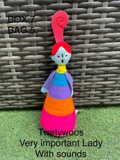 Twirlywoos The Very Important Lady sounds (not long left to voice box) plush toy