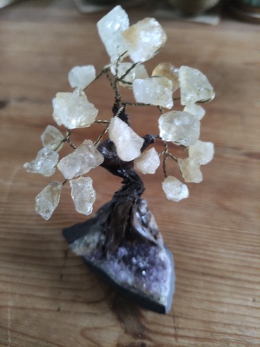 Quartz crystal gemstone tree - crystal,