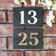 House number sign deep - number,