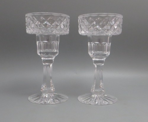 Pair tyrone crystal cut - pair,