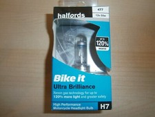 HALFORDS H7 12 VOLT 55 WATT