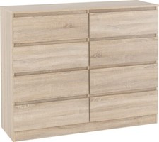 MALVERN 8 DRAWER CHEST SONOMA