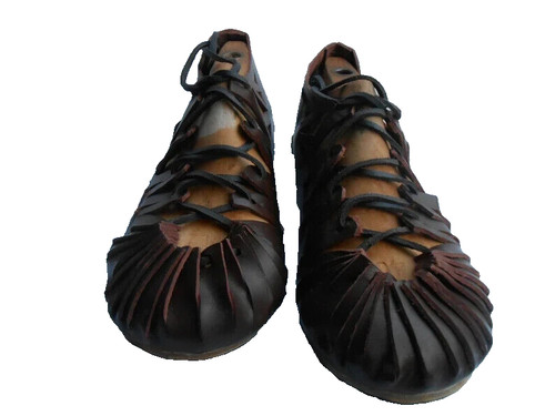 Leather sandals historical