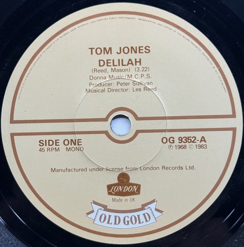 Tom jones delilah help - /,