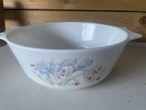 Pyrex blue iris - blue,