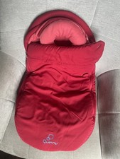 Quinny Moodd Baby Nest Cocoon Red Cosytoes Cosy Footmuff