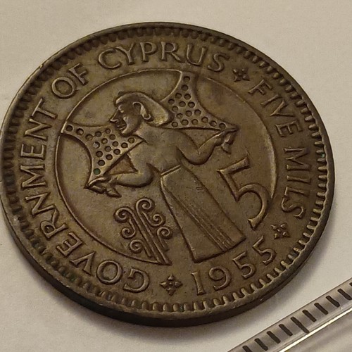 1955 cyprus mils - cyprus, 5