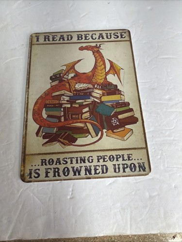 Dragon gifts vintage - tin, sign