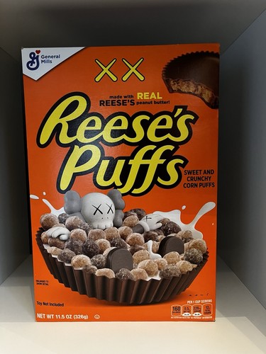 Kaws reese puffs cereal - reese's,