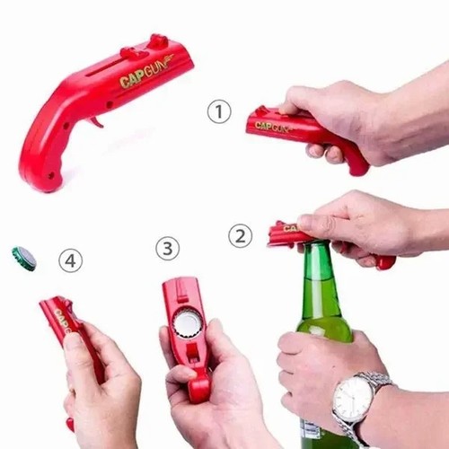 Creative cap gun - gun, bottle